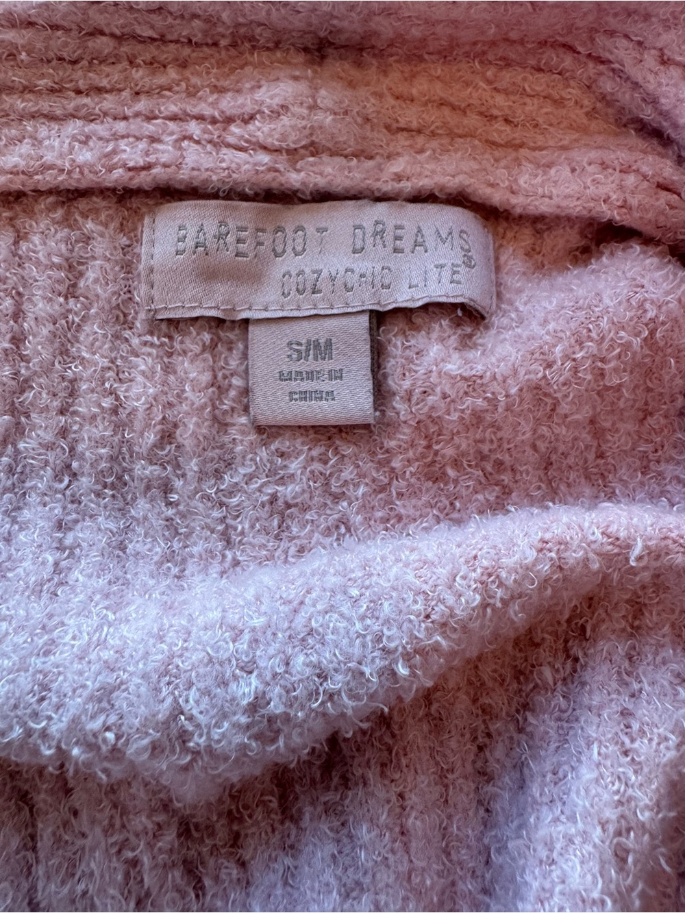 Barefoot Dreams CozyChic Lite Ribbed Robe Size Small / Medium Ultra Soft - Picture 7 of 7